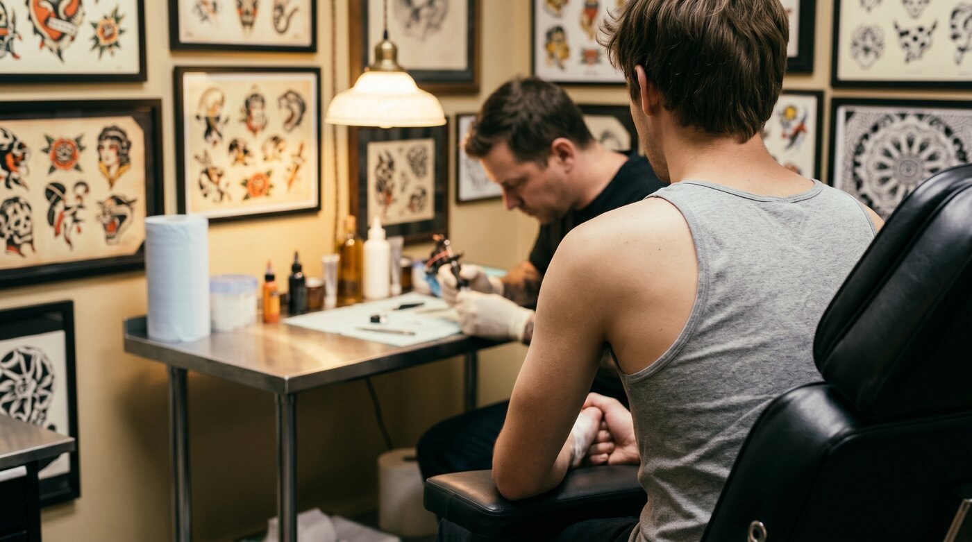 Editorial hero image for Your First Tattoo: A No-Bullshit Checklist.
