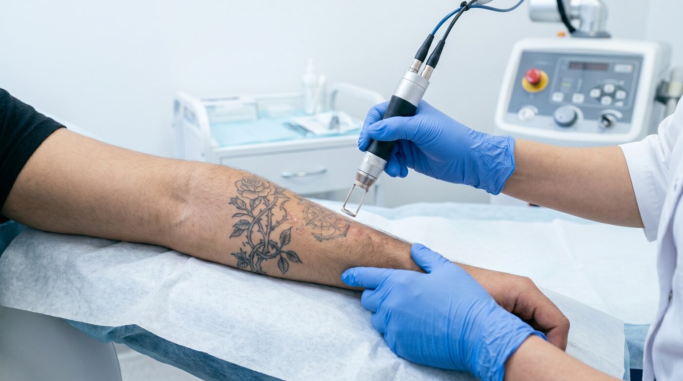 Editorial hero image for Tattoo Removal in 2026: What Actually Works.