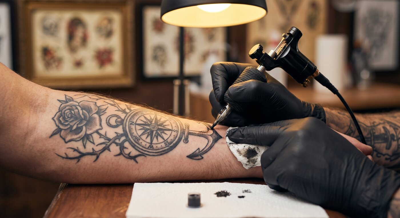 Editorial hero image for Tattoo Touch-Ups: When You Need One, What They Cost, and How to Ask.