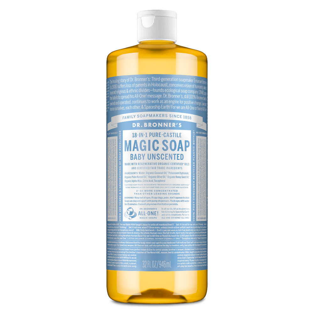Pure-Castile Liquid Soap (Unscented)