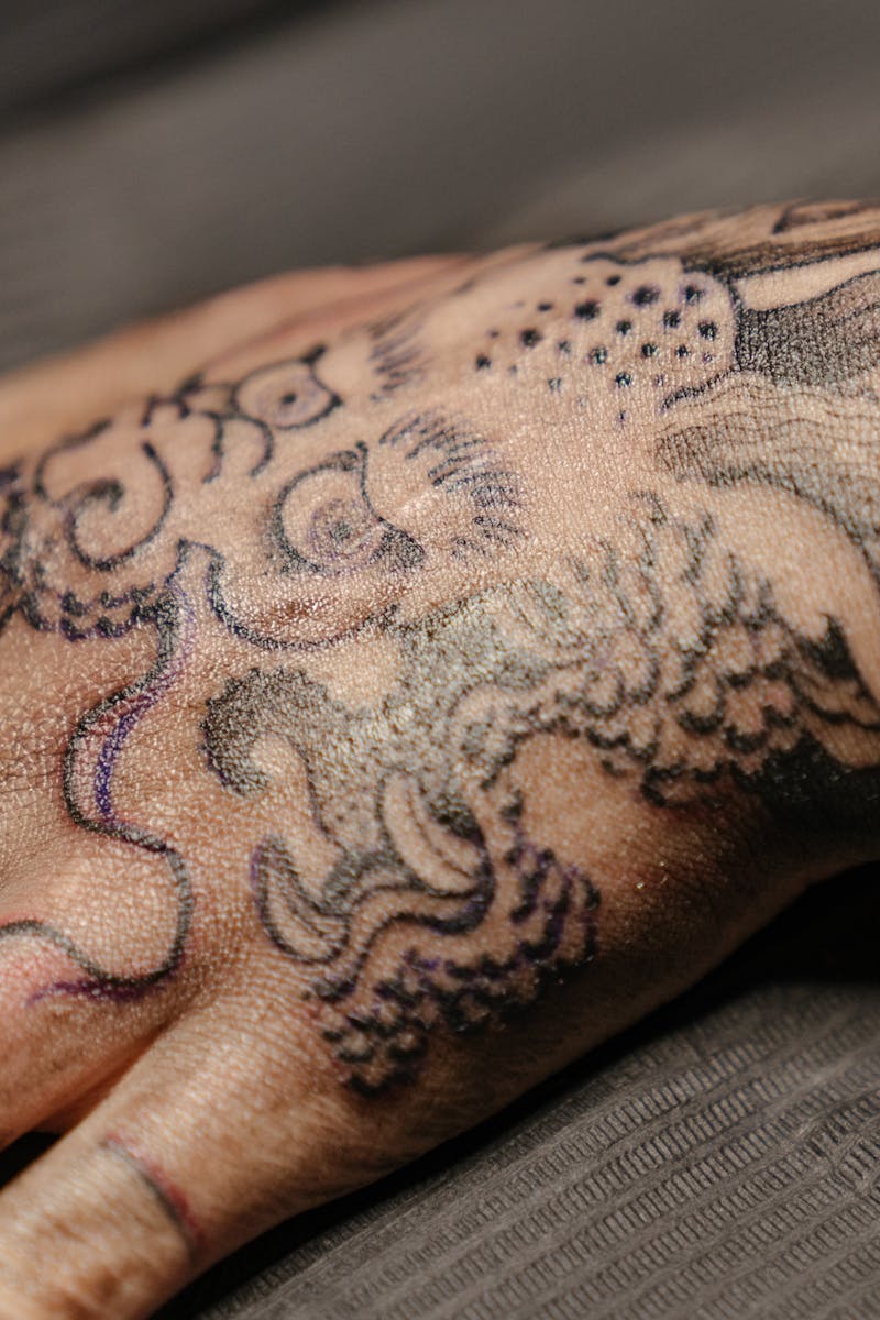 Black & Grey tattoo style