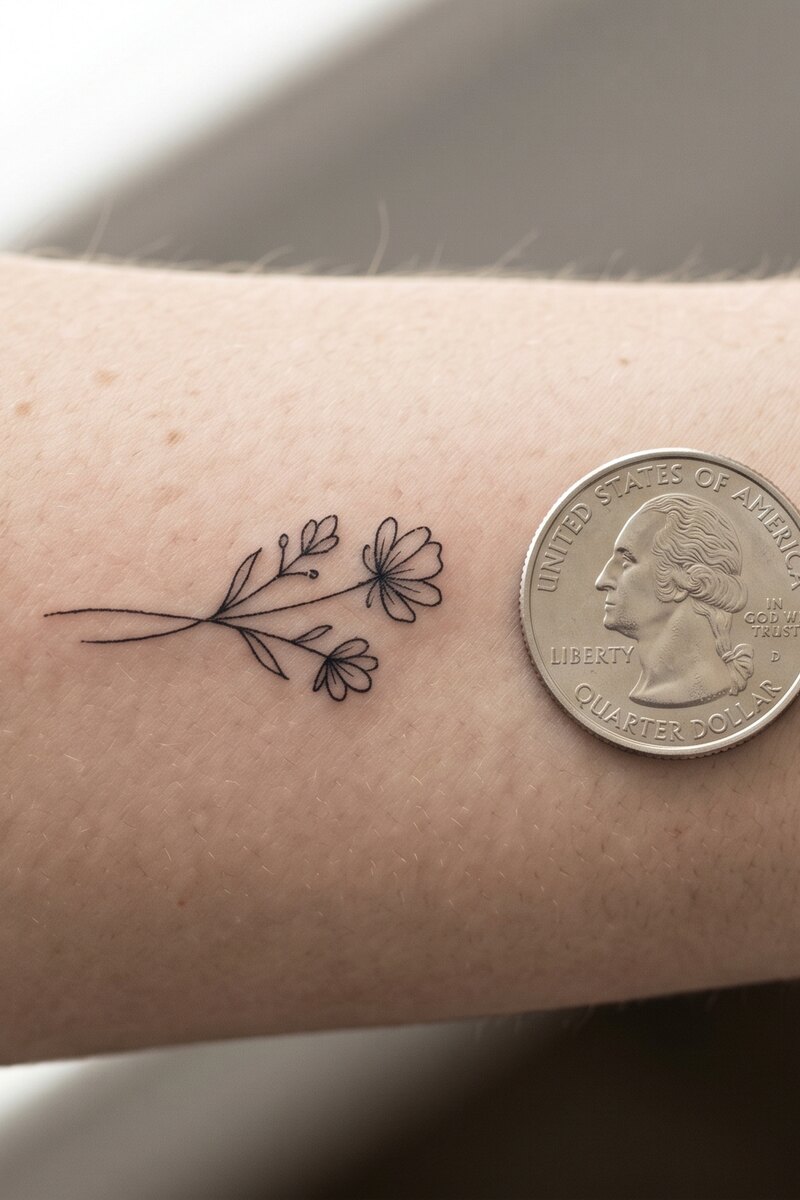 Micro / Minimalist tattoo style